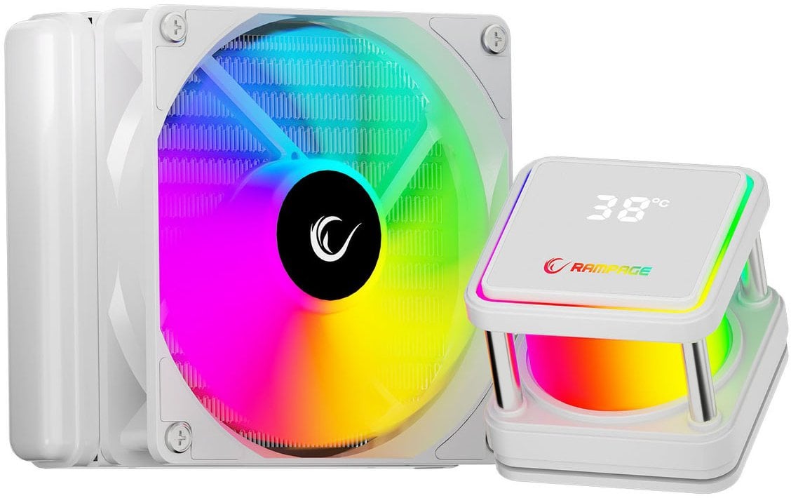 Chłodzenie wodne Rampage INFINITE V120 Białe