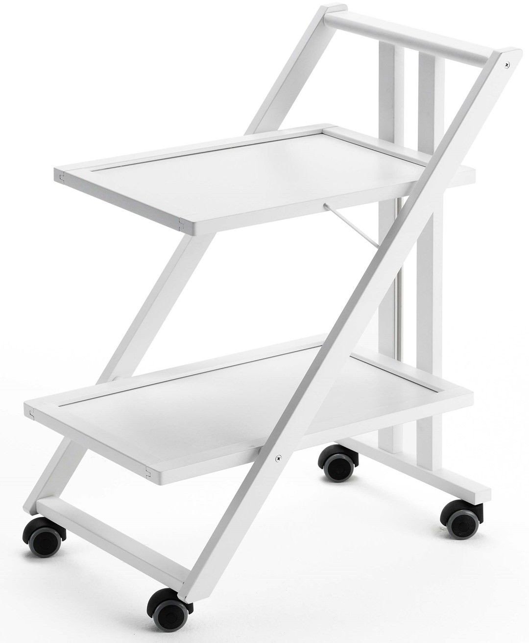 Wózek serwisowy ARREDAMENTI SIMPATY Biały, 64x45 cm, idealny do kuchni i salonu
