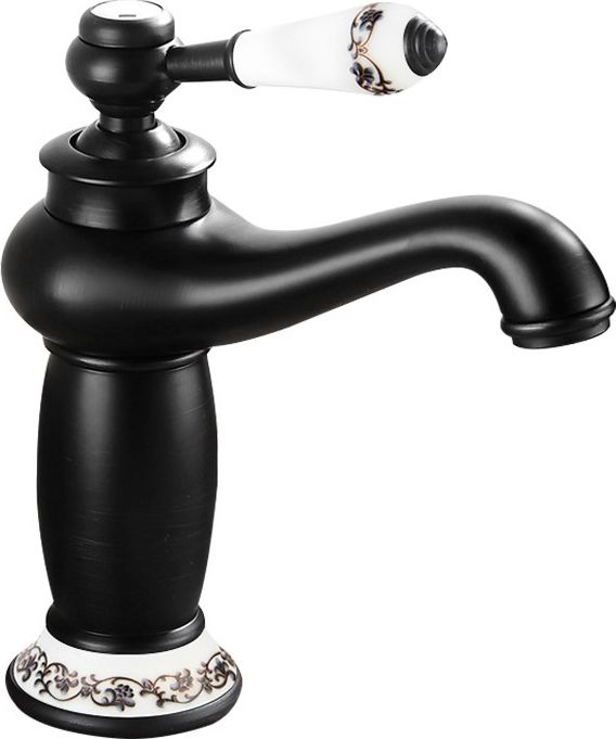 Bateria umywalkowa Mexen Draco stojąca czarny