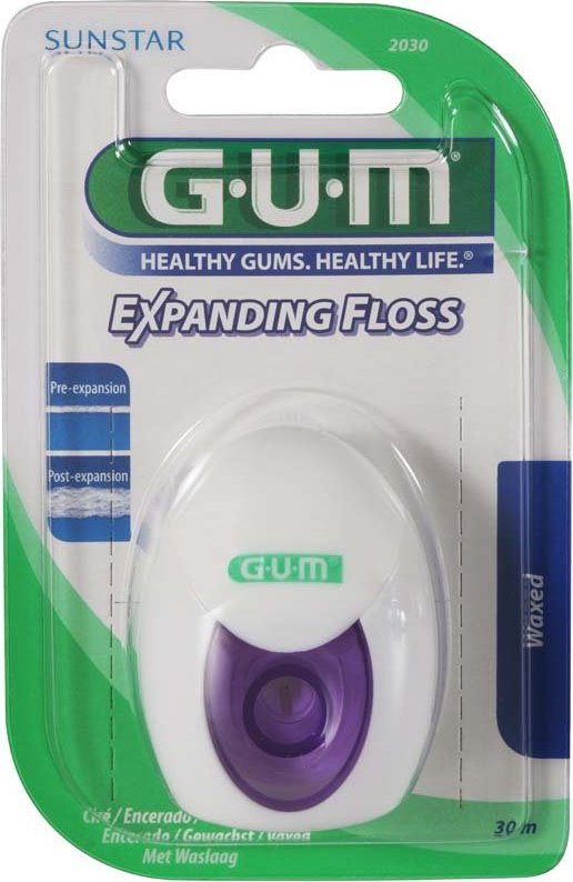 Sunstar GUM Expanding, Nić dentystyczna 2030, 30m