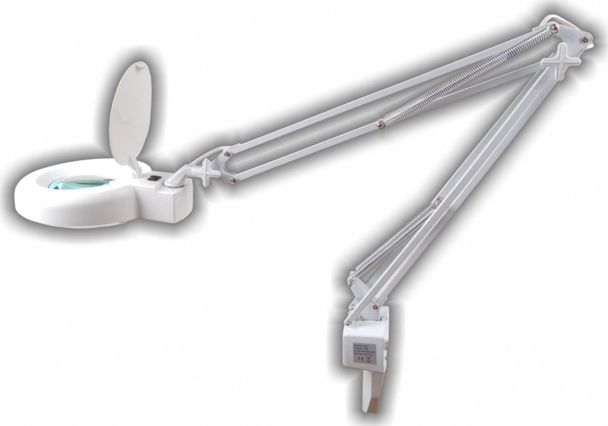 SolderLab Lampa warsztatowa z lupą fi 127mm 8D 22W - 8066-1C SOLDERLAB