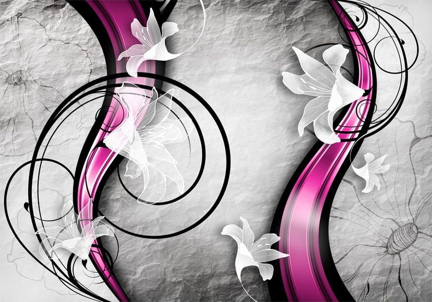 DecoNest Fototapeta - Taniec z liliami - 250X175