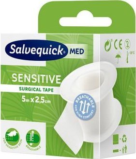 Cederroth Plaster Cederroth Salvequick Sensitive, 2,5cm x 5m