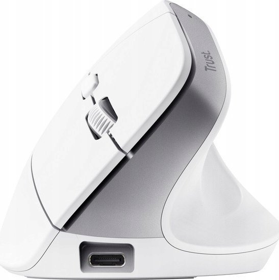 Mysz Trust Mysz ergonomiczna BAYO+ Bezprzewodowa Biała