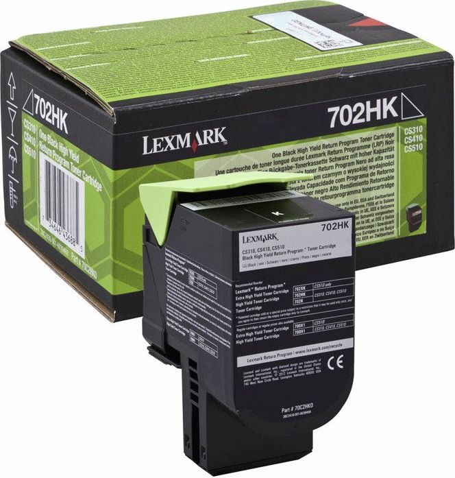 Toner Lexmark 70C2HK0 Black Oryginał (70C2HK0)