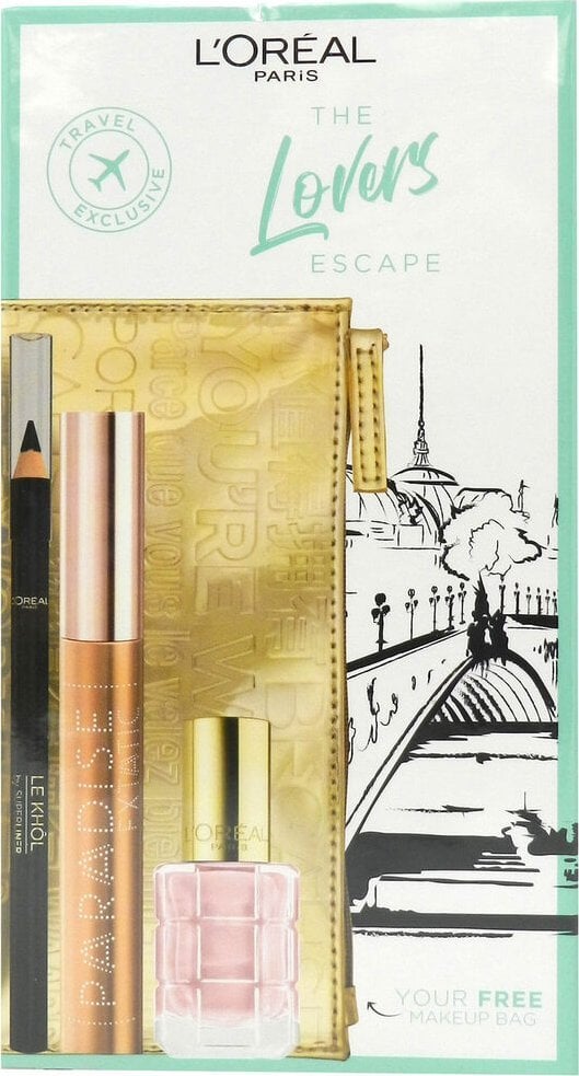 L’Oreal Paris The Lovers Escape Set L'Oreal Paris: Paradise Extatic, Volumizing, Mascara, Black, 6.4 ml + The Lovers Escape, Nail Polish, Richie Verni