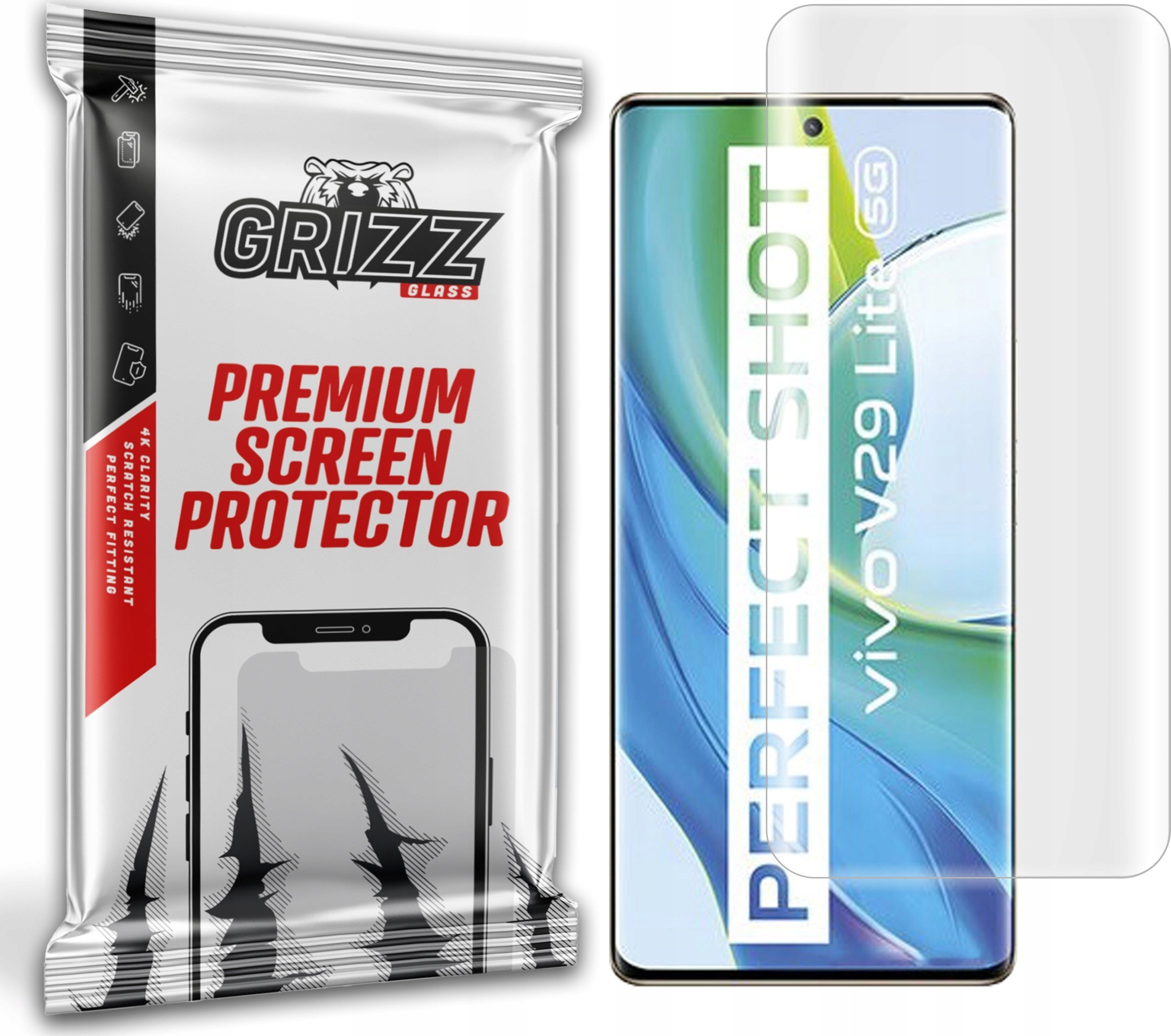 GrizzGlass Folia hydrożelowa GrizzGlass Hydrofilm do vivo V29 Lite