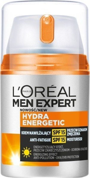 Garnier Men Expert Hydra Energetic krem nalwilżający przeciw oznakom zmęczenia SPF15 50ML