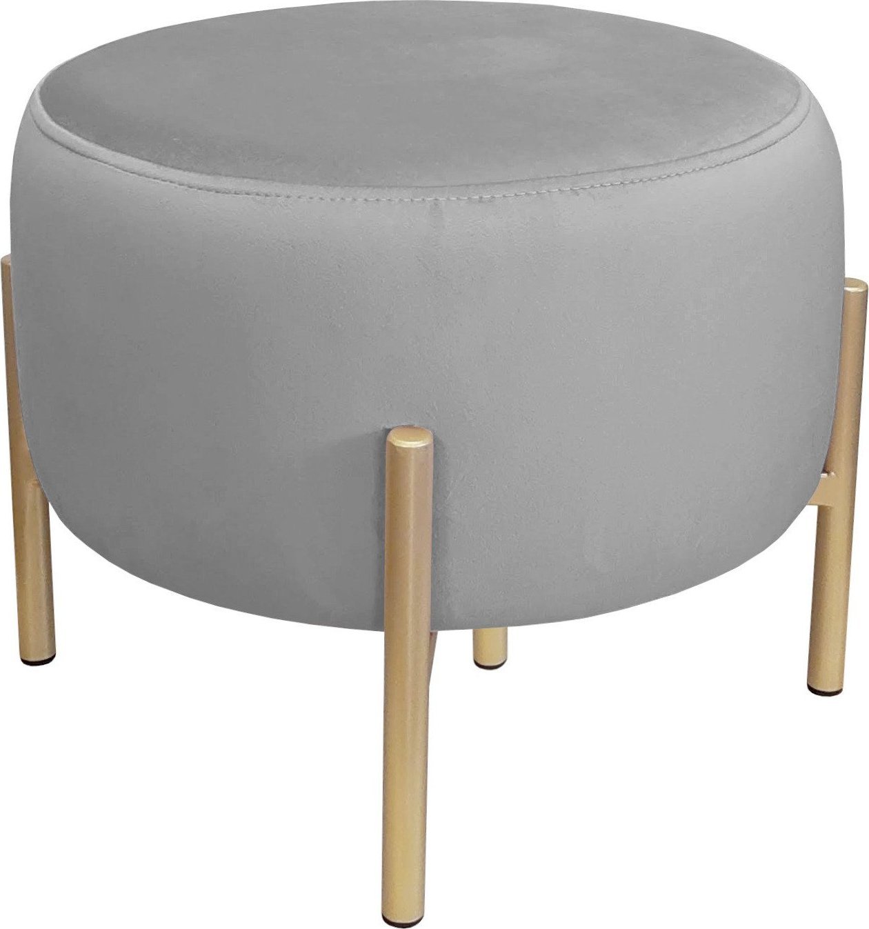 Atos Pufa OLA LOFT ławka podnóżek metal złota MG17