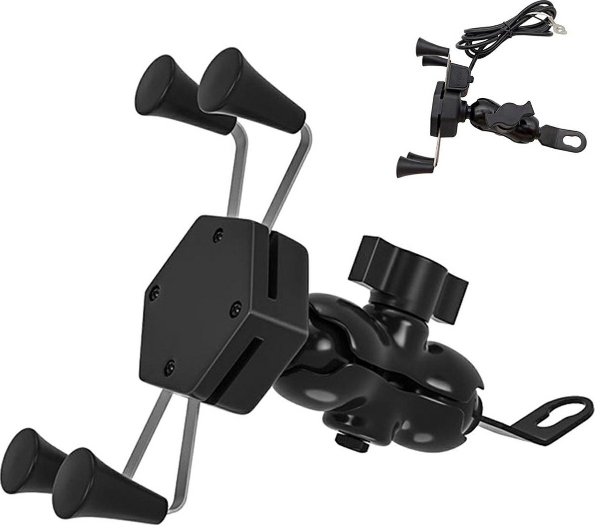 ATL AP14C Motocyklowy uchwyt na telefon usb