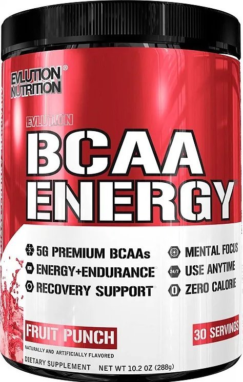 7NUTRITION EVLution Nutrition - BCAA Energy, Fruit Punch, Proszek, 288g
