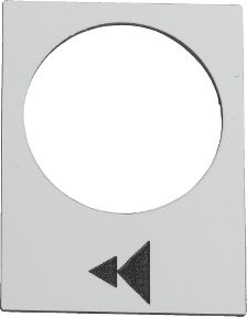 Schneider Electric Tabliczka opisowa biała prostokątna 30x40mm (ZB2BY4903)