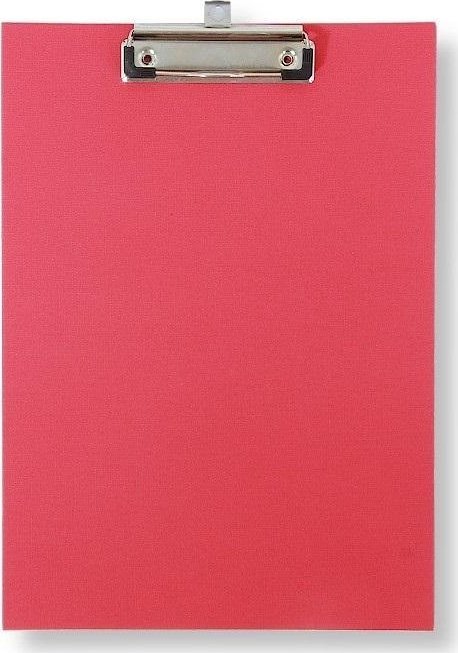 Deska A4 z klipem premium czerwona