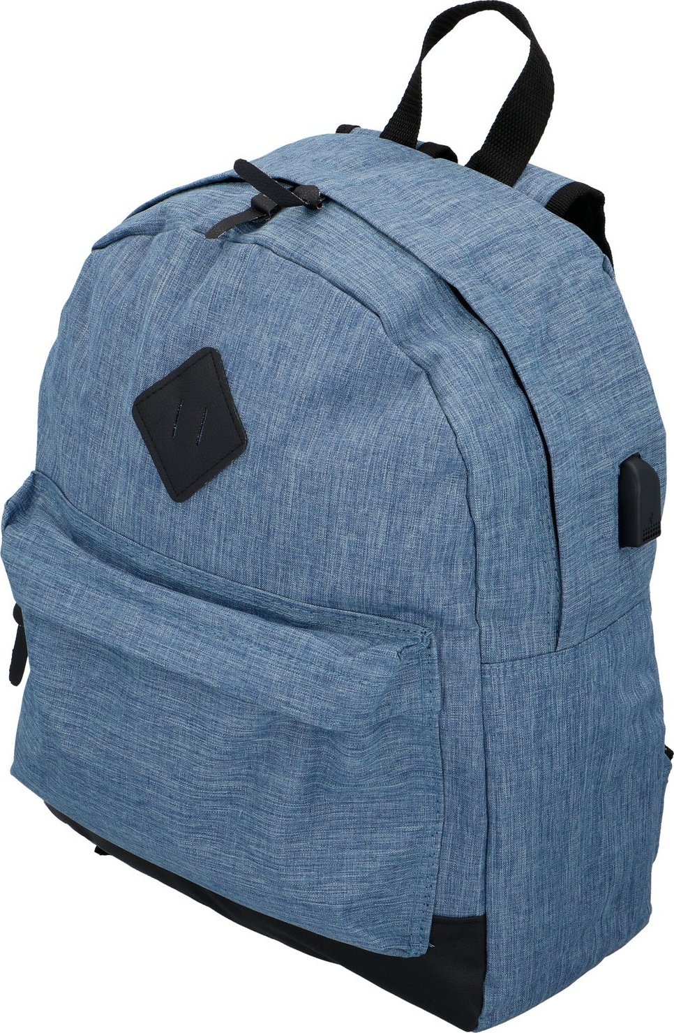 Active Sport Plecak miejski Active Sports port USB Niebieski