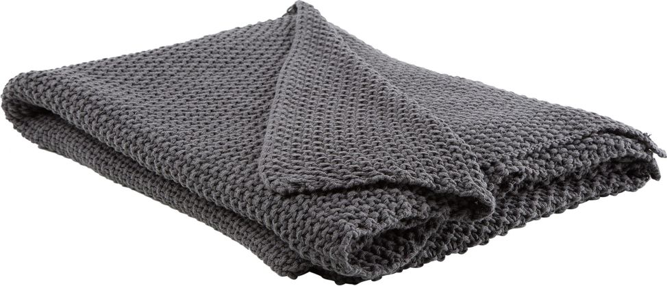 Beliani Koc 130 x 180 cm szary ASAKA