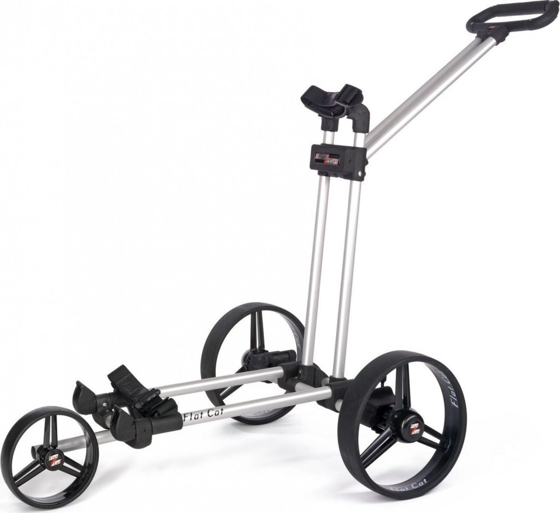 Flat Cat morele Wózek golfowy FLAT CAT Push, lekki, składany na płasko (srebrny)