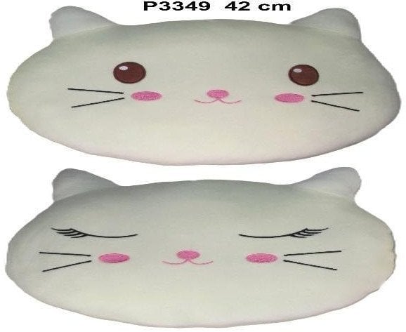 Poduszka kot kremowa 42cm MIX