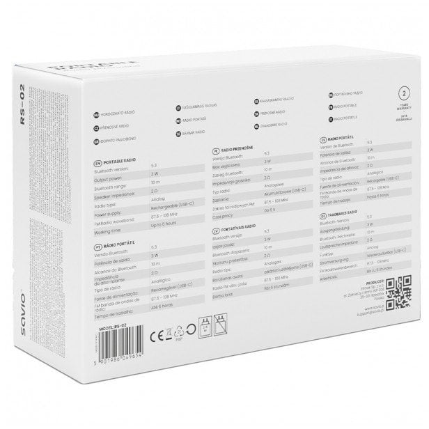 savio Radio przenośne RS-02