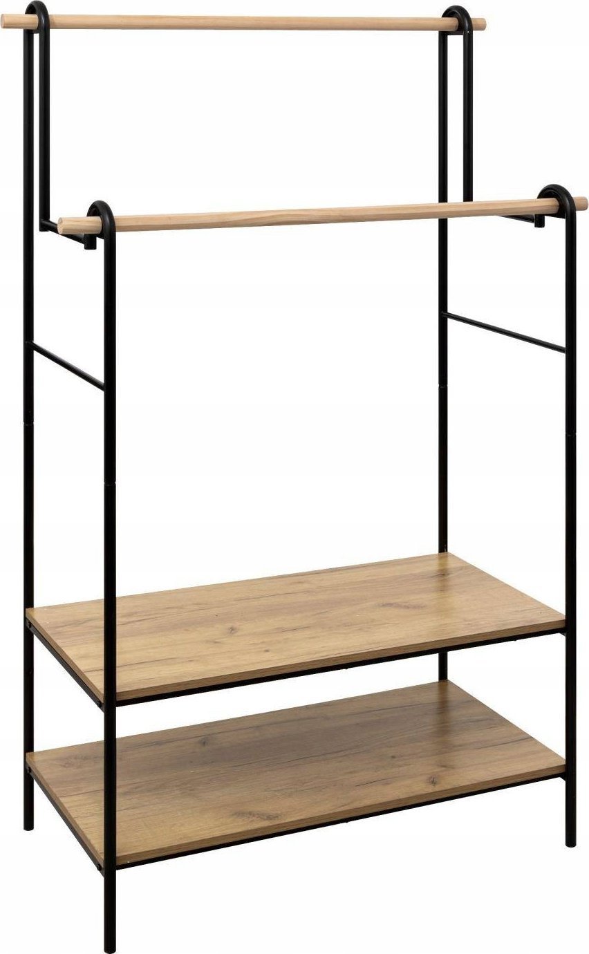 5five Wieszak stojący na ubrania z półkami na buty Jano, wys. 164 cm