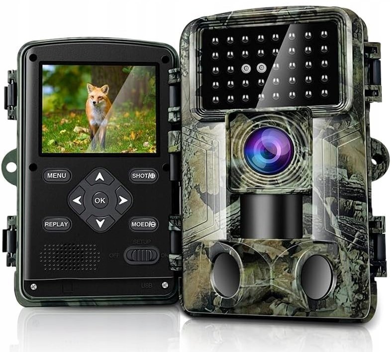 2i HAZA Kamera do obserwacji dzikich zwierząt, 2,7 K, 1520 p noktowizor