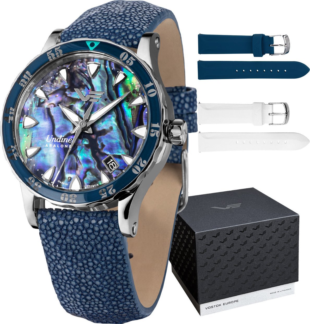 Zegarek damski Vostok Europe NH35A-515A757 niebieski