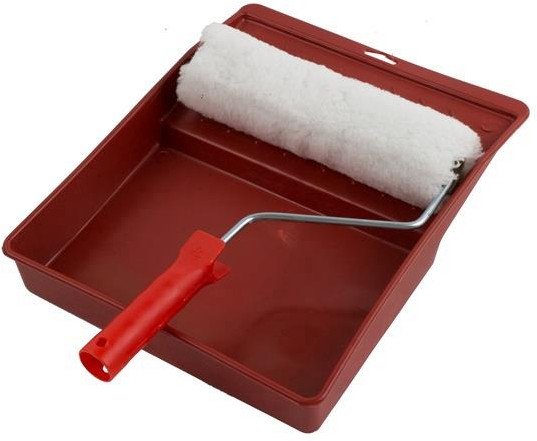 ROLLER WITH HANDLE AND TRAY 26X28CM OKKO