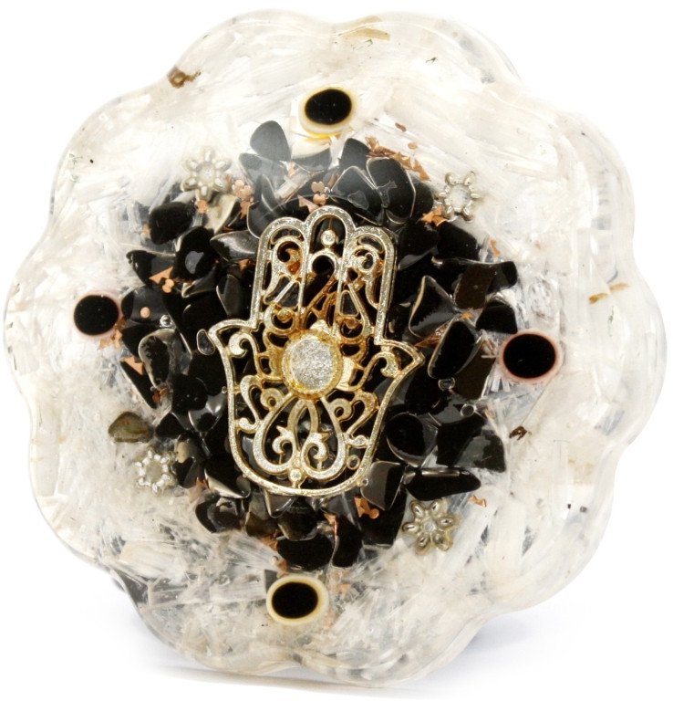 Orgonit na biurko - Hamsa