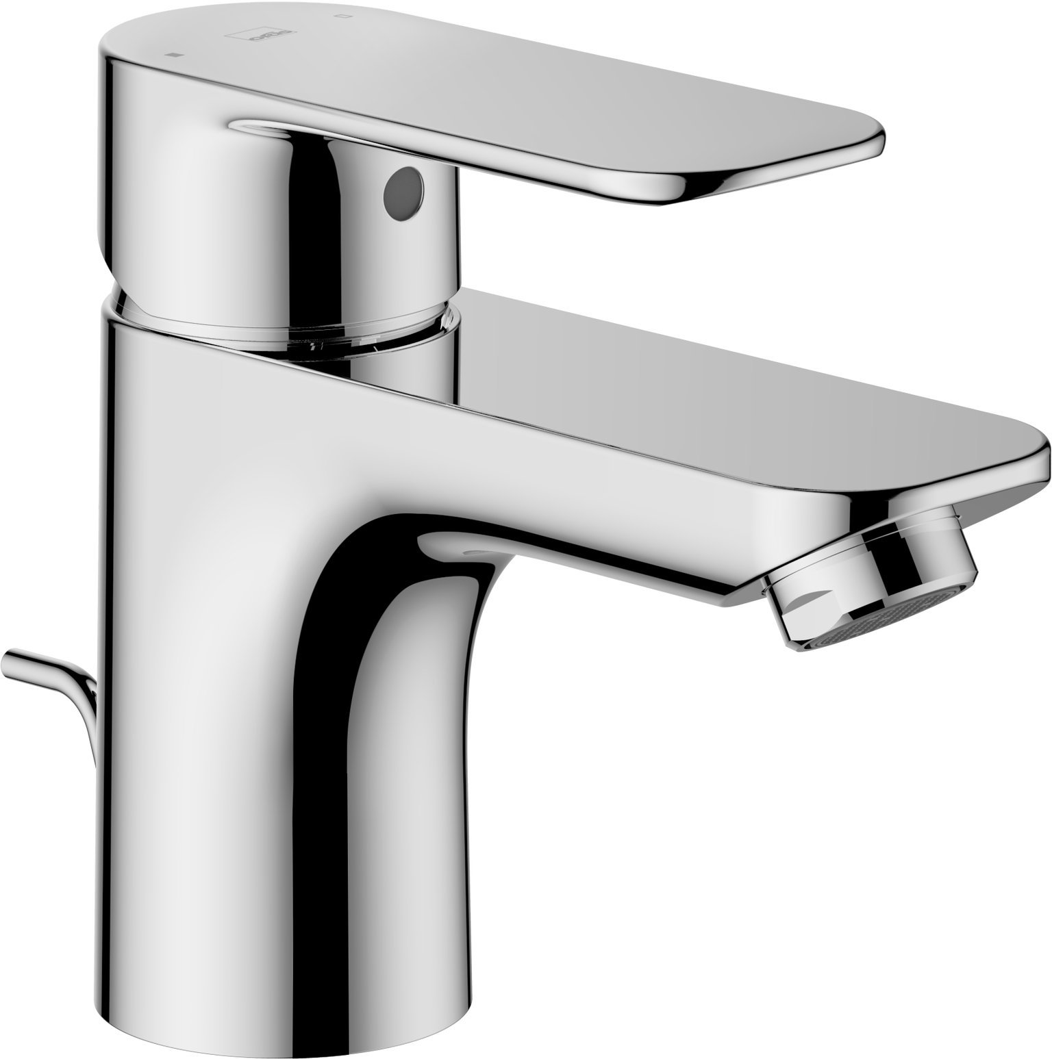 Washbasin faucet ORAS LINEA, short spout, low, chrome