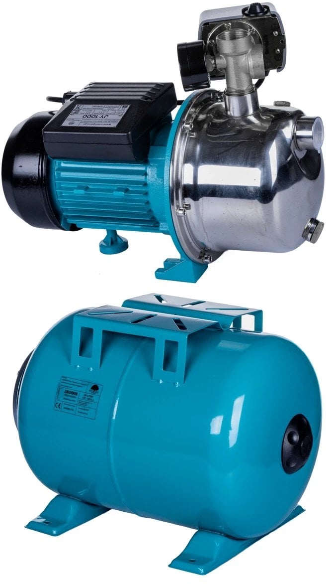 Omnigena Zestaw hydroforowy - JY1000 INOX 60l/min 1kW 230V zbiornik 50L OMNIGENA5907761115439+5902341050308+5902341050193