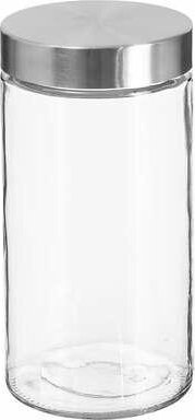 5five Pojemnik na żywność szklany z pokrywą ze stali nierdzewnej, 1700 ml