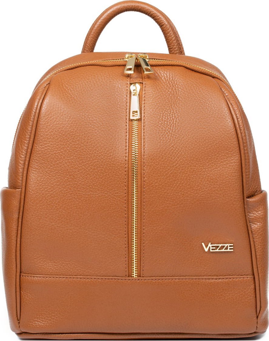 Vezze Plecak Skórzany Jeto Rudy