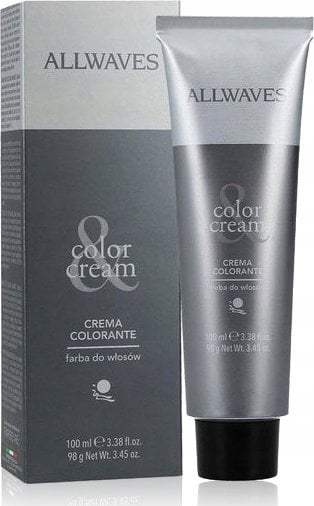 Allwaves ALLWAVES Farba do włosów 9.12 - Intensywny Bardzo Jasny Popielaty Blond - 100ml