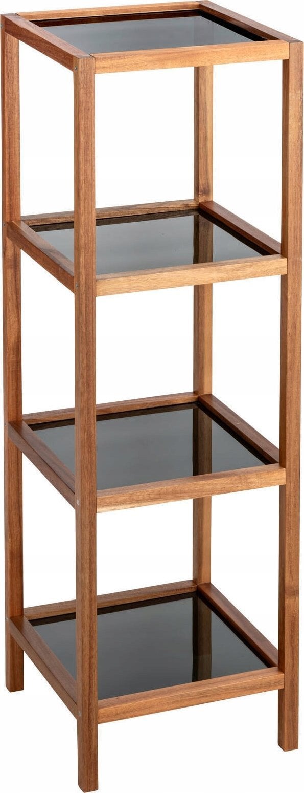 Wenko 4-poziomowa półka słupek z drewna akacji FONDI