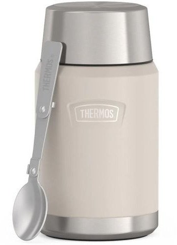 Termos na jedzenie z składany z łyżką i kubkiem Thermos 0,71l - sandstone