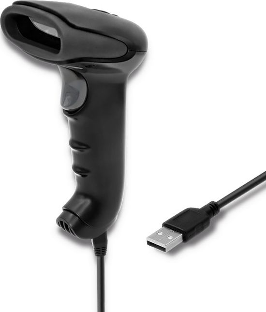 Czytnik kodów kreskowych Qoltec Przewodowy 1D (50866)