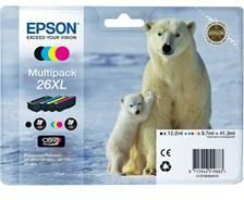 Tusz Epson tusze C13T26364010 nr 26XL (cyan, yellow, magenta, black)