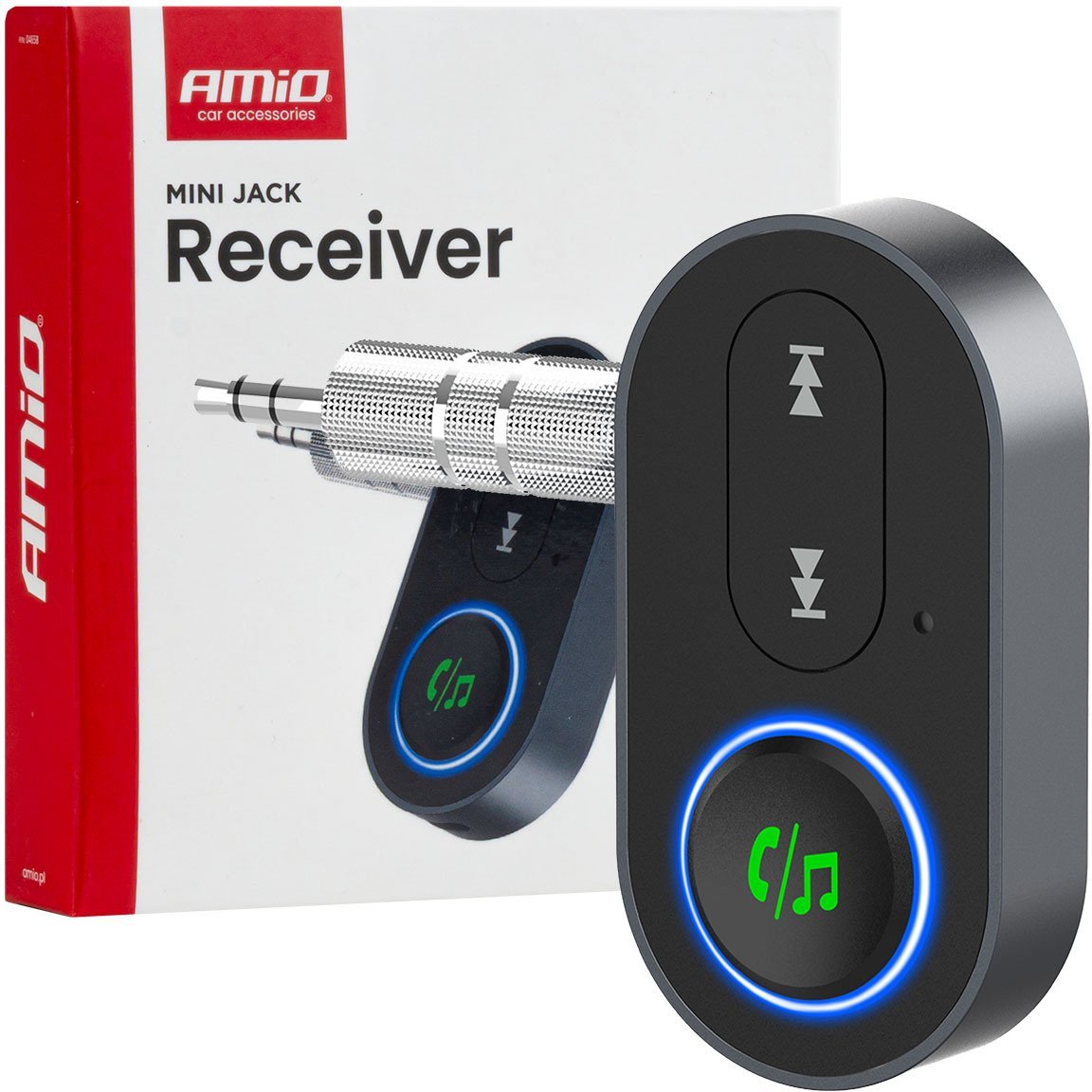 Odbiornik bluetooth na mini jack amio-04658