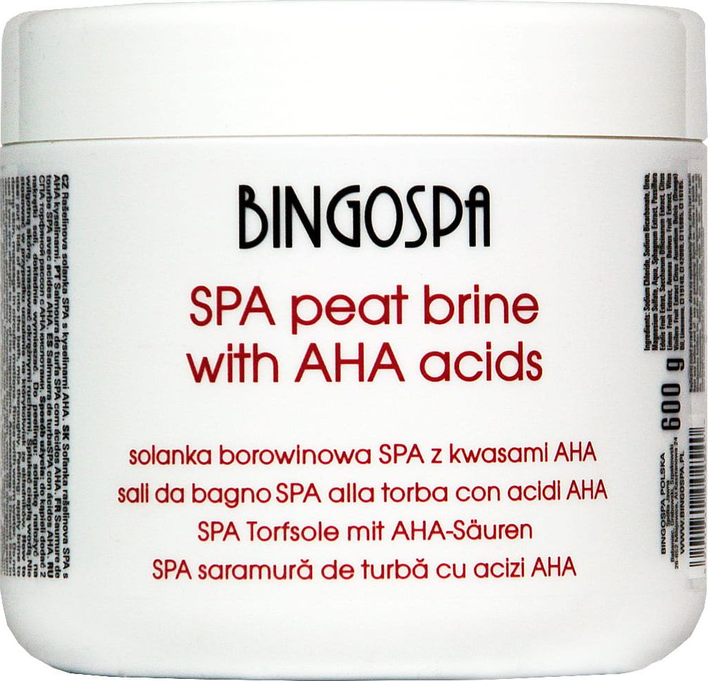 BingoSpa Solanka borowinowa SPA z kwasami AHA 600g