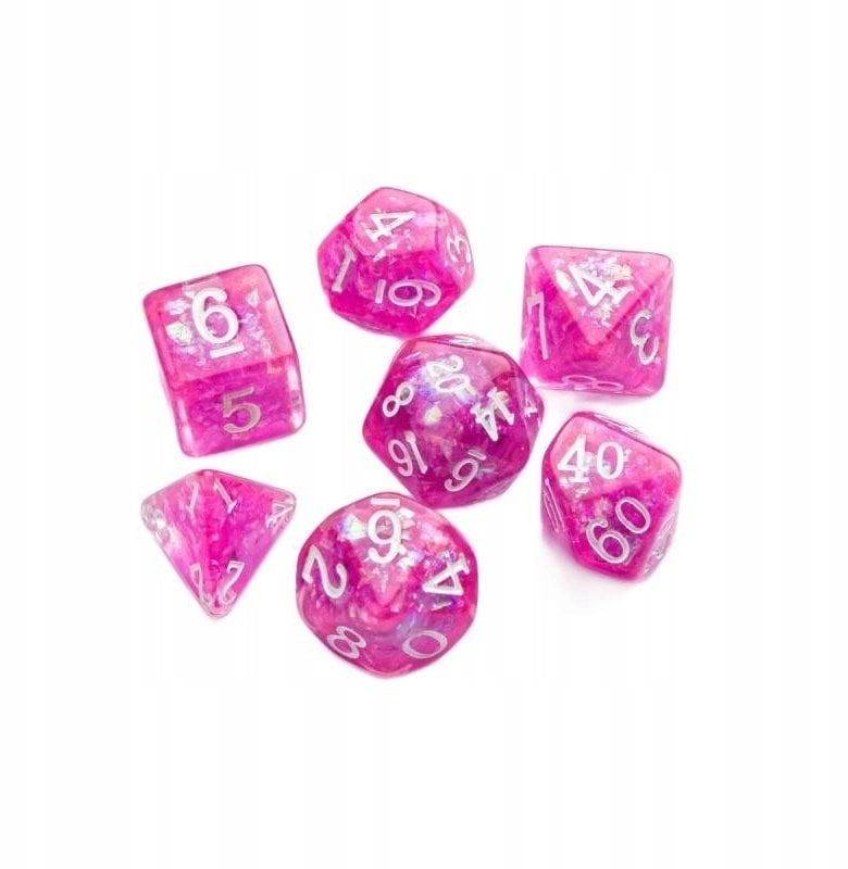Gamegenic Candy-like Series - RPG Dice Set - Raspberry