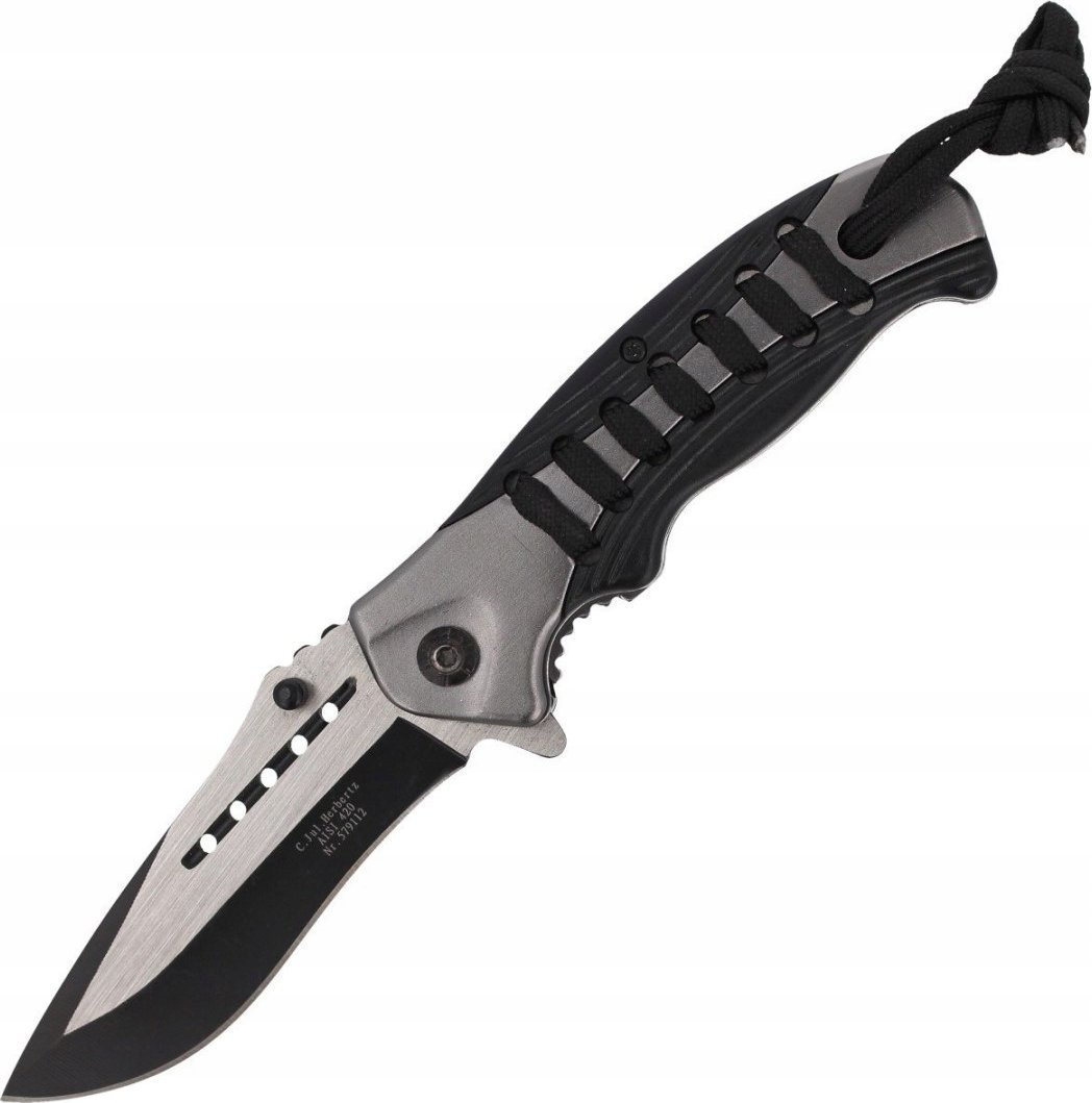 Herbertz Nóż składany Herbertz CJH Hit Black-Grey Drop Point 90mm (44231 - 579112)