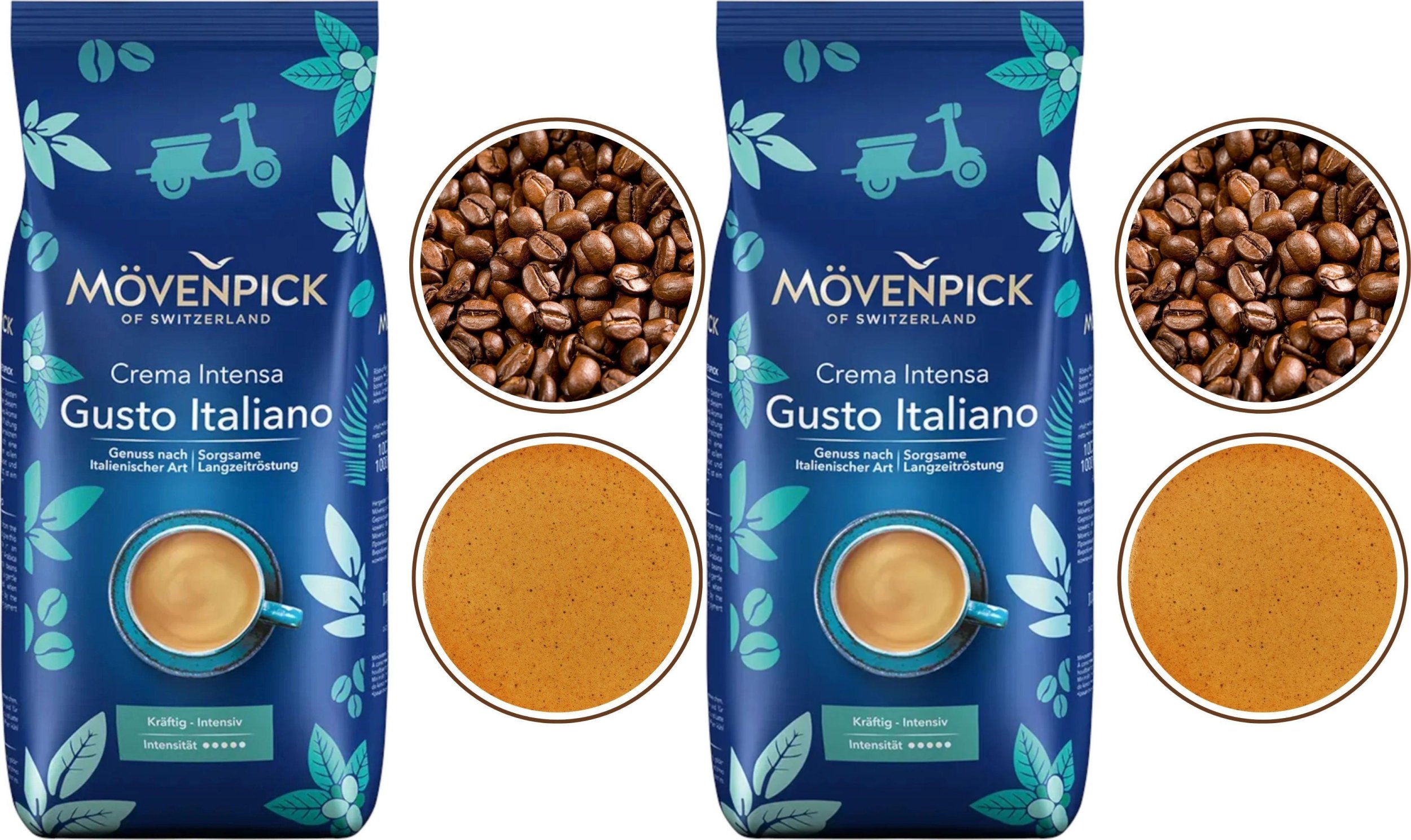 Kawa ziarnista Movenpick Gusto Italiano Crema 2 kg