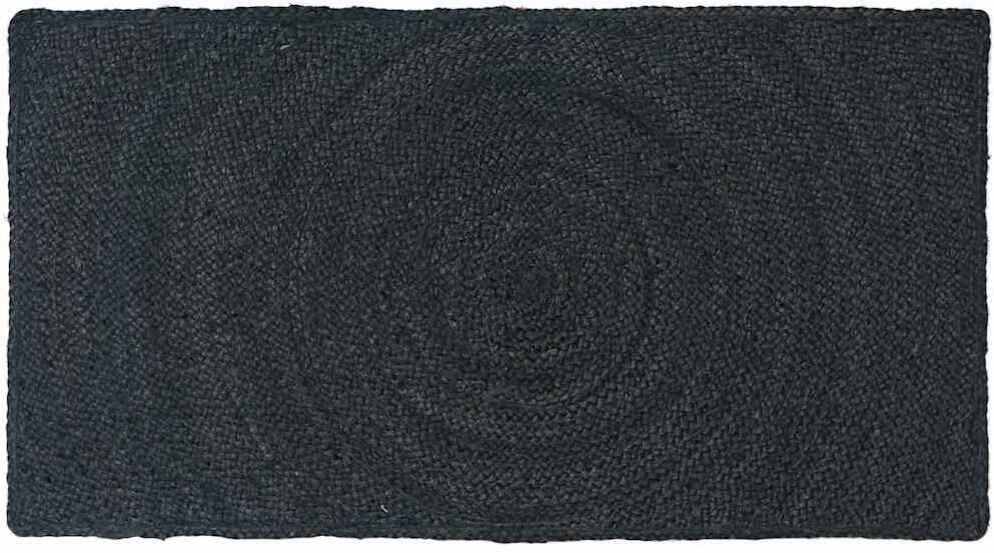 vidaXL Dywan Ciemnoszary 60 x 110 cm Juta