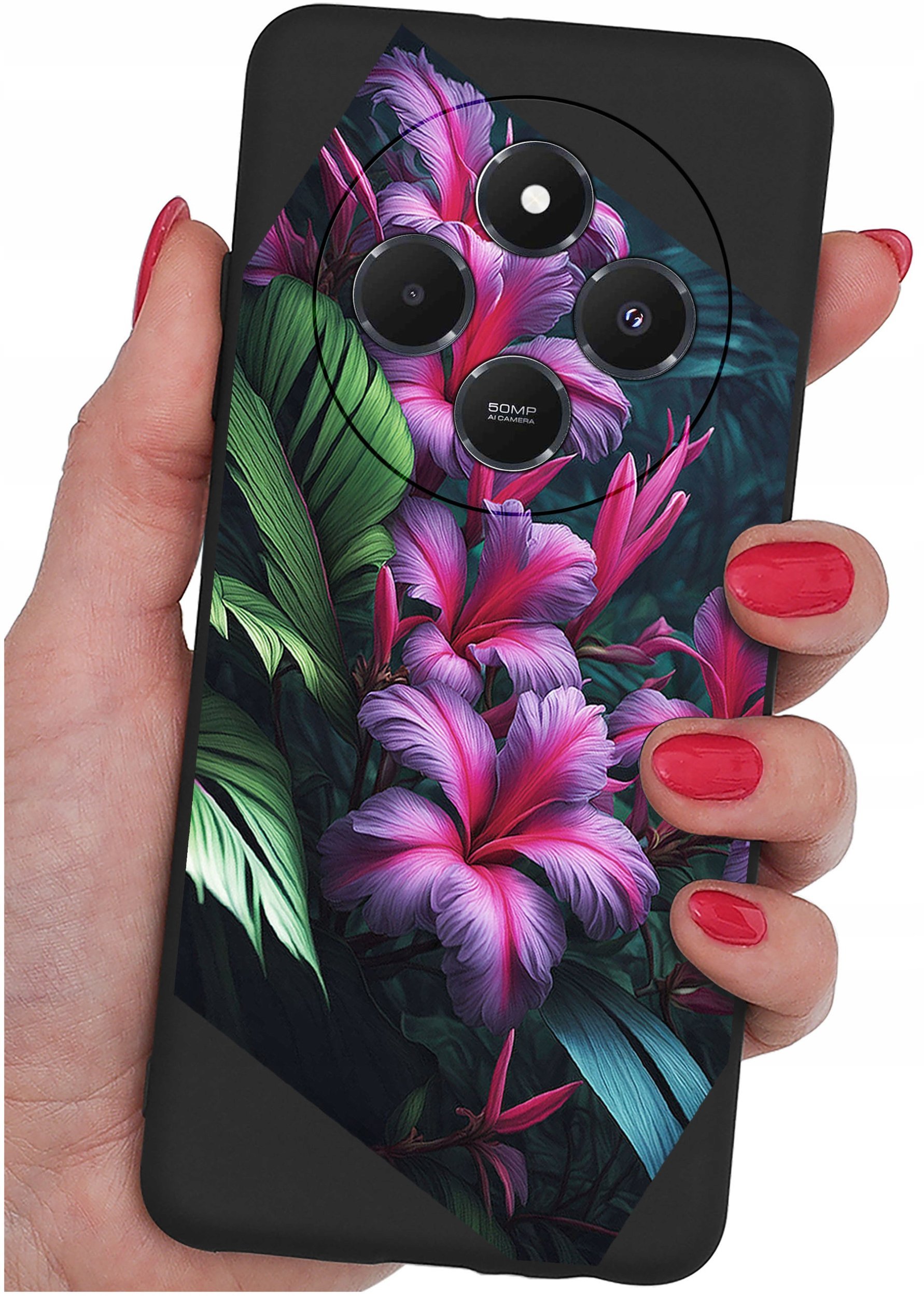 Etui do Xiaomi Redmi 14C WZORY |SILIKONOWE MATT CASE + SZKŁO 9H