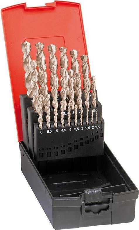 Wiertło Format do metalu HSS walcowe 1,0–10,5 mmmm zestaw