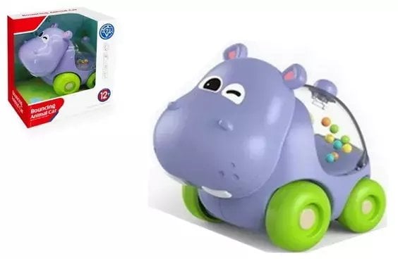 Zabawka dla malucha pojazd hipopotam