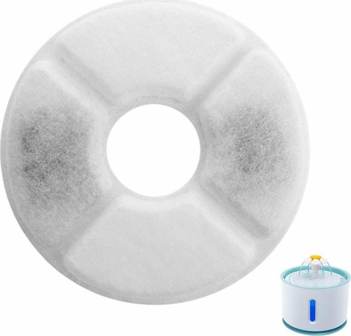 Aptel FILTR do Poidełka Fontanny dla Zwierząt domowych biały AG953