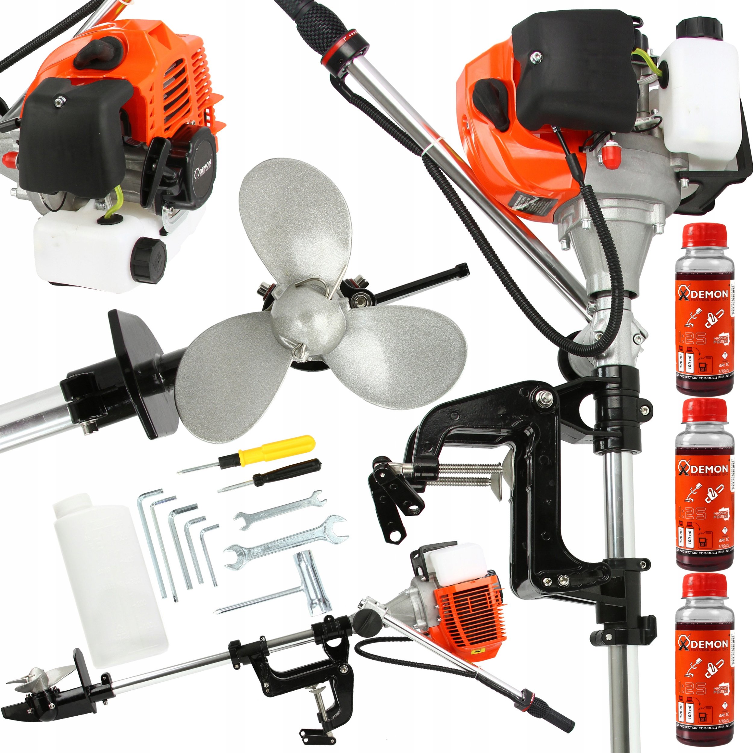 SILNIK ZABURTOWY SPALINOWY 5,8KM DO ŁÓDKI PONTONU MOCNY