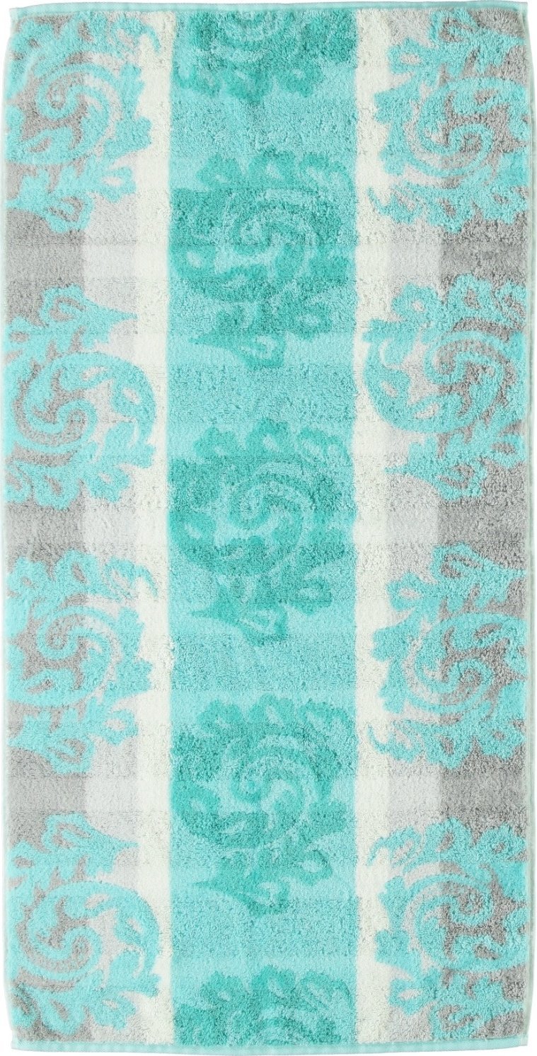 Cawo Frottier Ręcznik bawełniany 50x100 cm Cashmere Jacquard Mięta