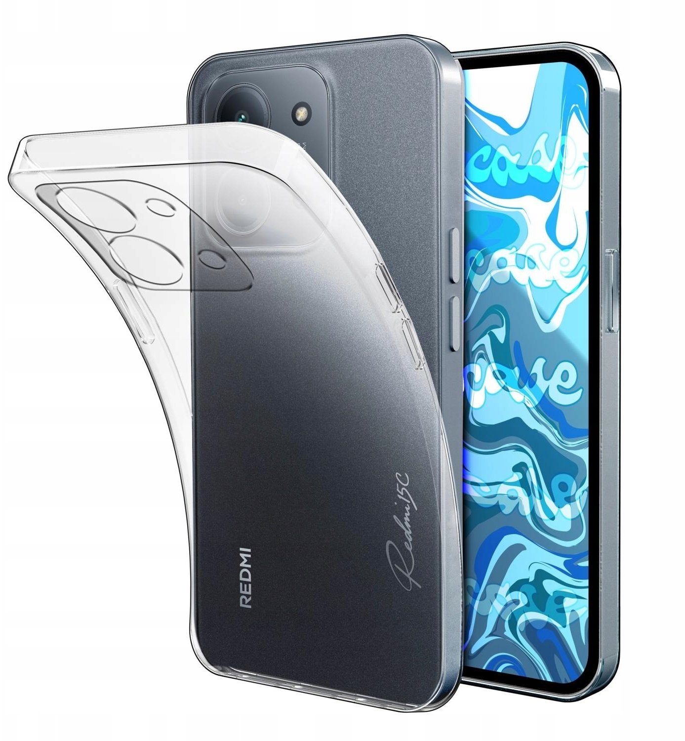 Etui Do Xiaomi Redmi 15C 4G / 5G (Przezroczyste, Silikonowe, Obudowa, Case)