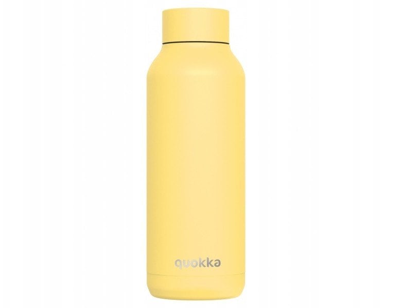 Quokka Solid - Butelka termiczna ze stali nierdzewnej 510 ml (Light Yellow)